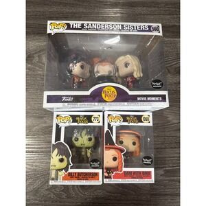 Funko Pop Hocus Pocus Sanderson Sisters 560 Billy 773 Dani 1069 Spirit Exclusive